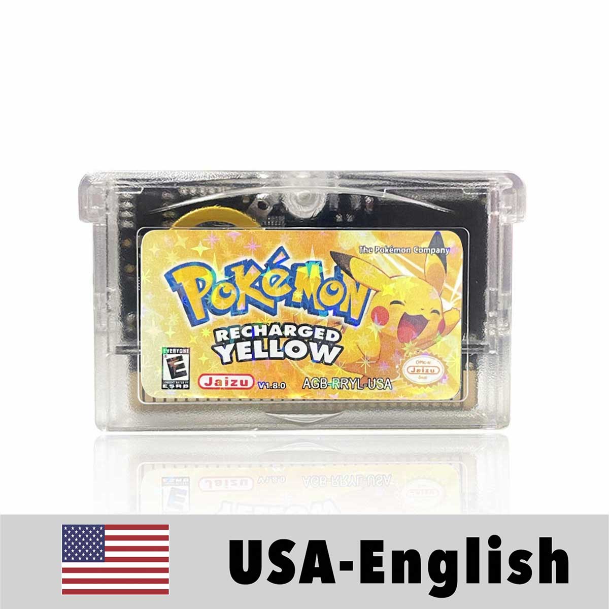 USA Pokemon RECHARGED YELLOW v1.8 For GBA