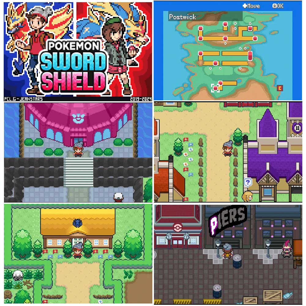 USA Pokemon SWORD and SHIELD  For GBA
