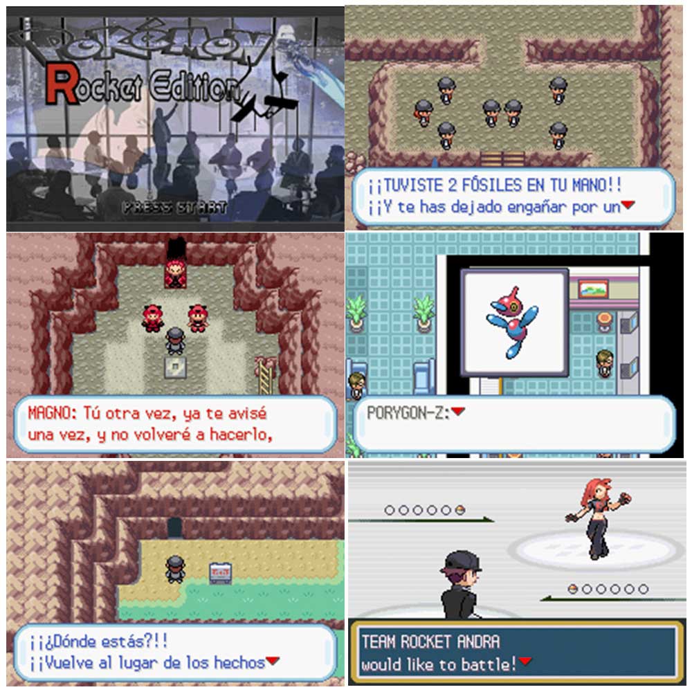 USA ESP Pokemon TEAM ROCKET For GBA