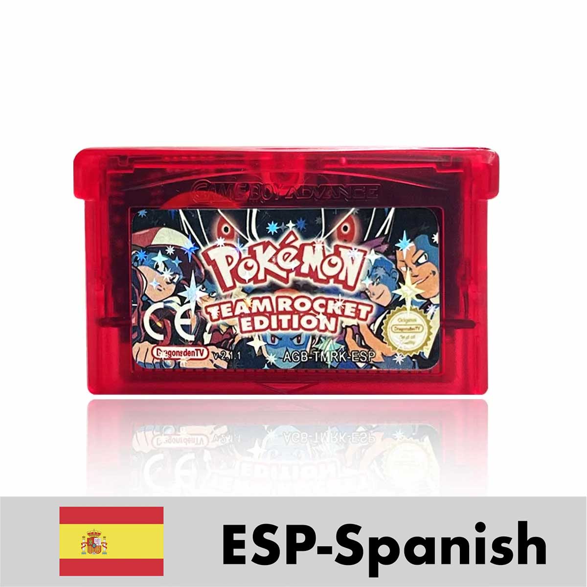 USA ESP Pokemon TEAM ROCKET For GBA