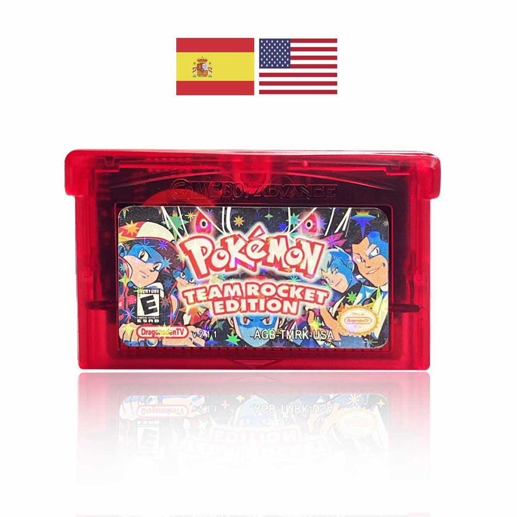 USA ESP Pokemon TEAM ROCKET For GBA