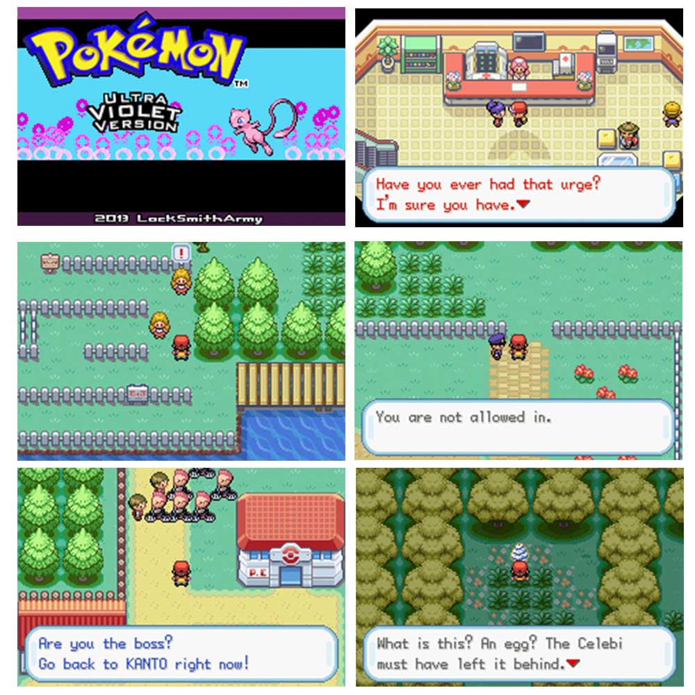 USA Pokemon ULTRA VIOLET v1.22 For GBA