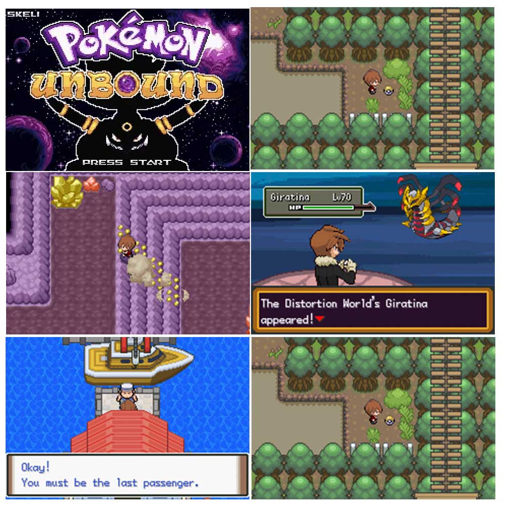 USA ESP Pokemon Unbound v2.1.1 For GBA