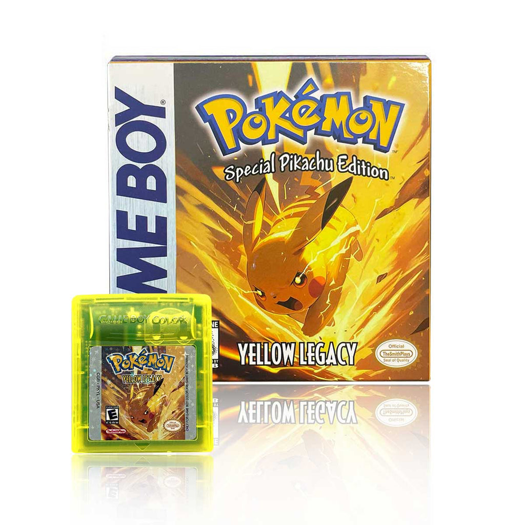 USA Pokemon yellow legacy cart box For GBC