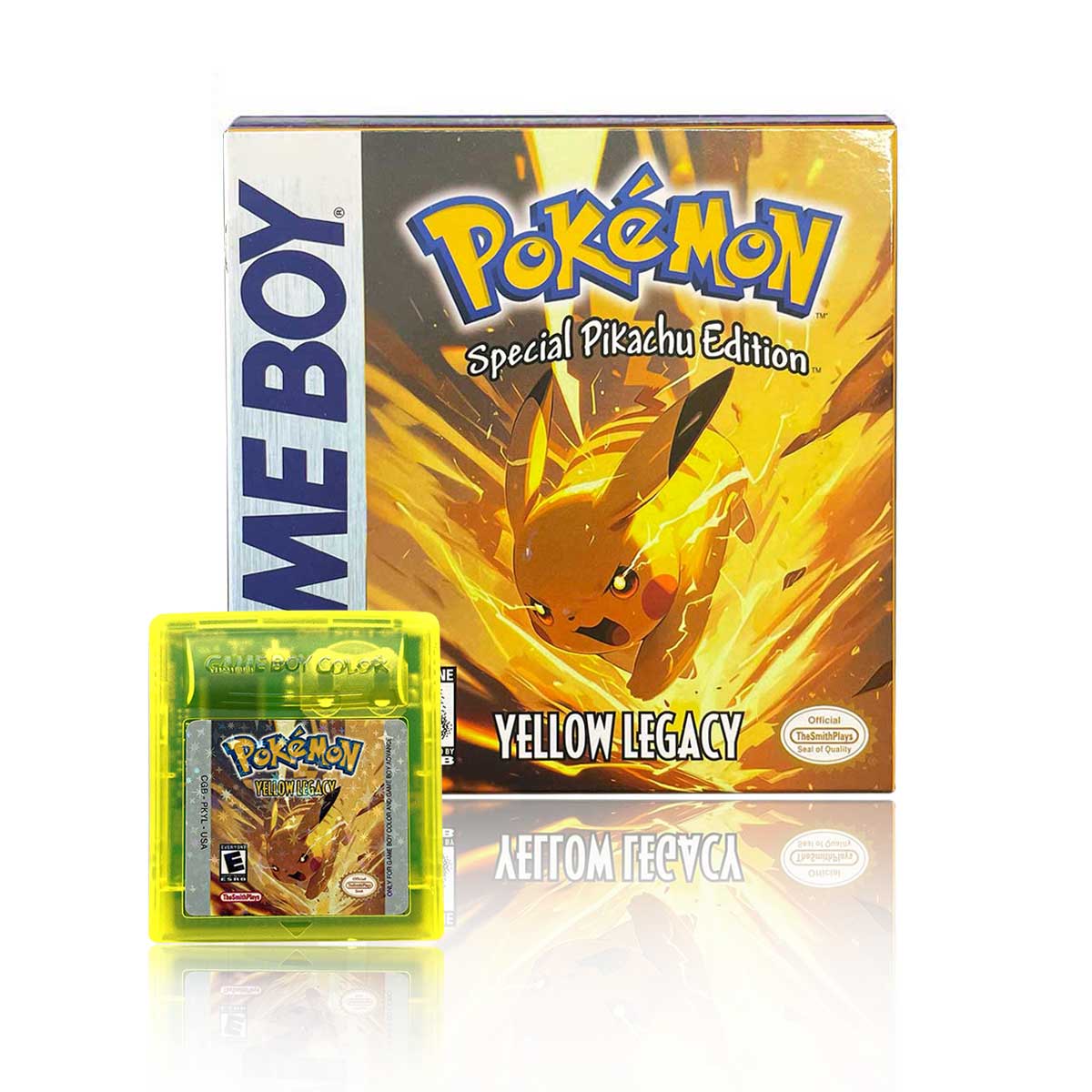 USA Pokemon yellow legacy cart box For GBC