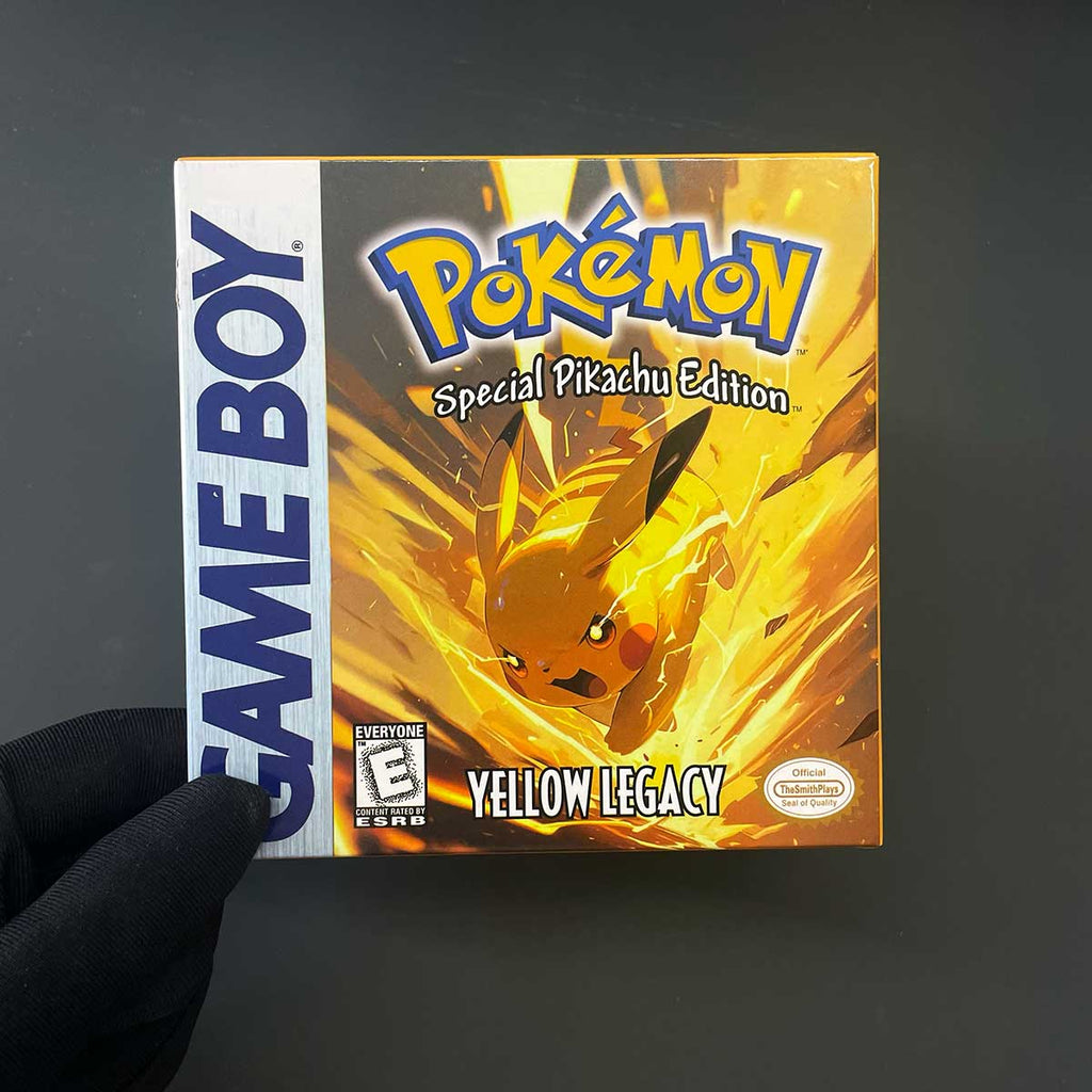 USA Pokemon yellow legacy cart box For GBC